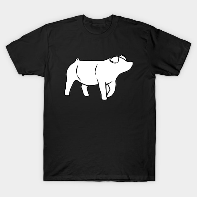 Pig Silhouette 1 - NOT FOR RESALE WITHOUT PERMISSION T-Shirt by l-oh